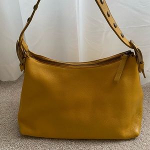 Used Miu Miu yellow shoulder bag